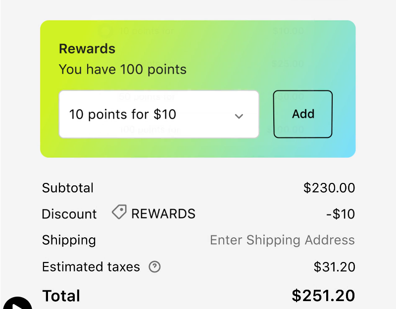 Shopify checkout features